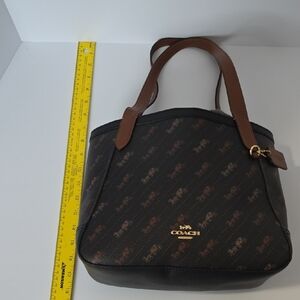 Coach Black and Brown Tote Bag